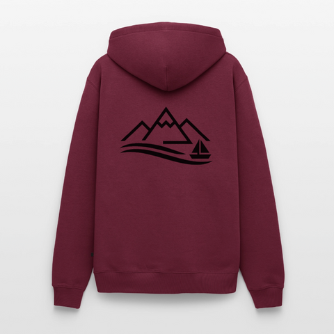 See Männer Premium Hoodie - Burgunderrot