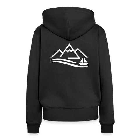 Frauen Premium Hoodie - Schwarz