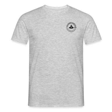 Hungry Collective Lake Days T-Shirt: Männer - Grau meliert
