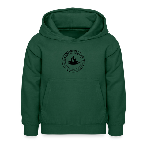 Kinder Hoodie - Flaschengrün
