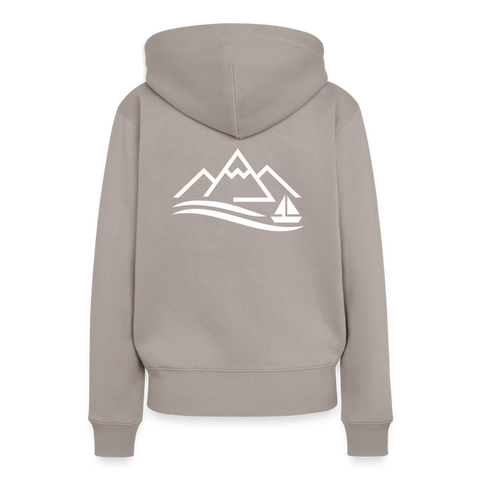 Frauen Premium Hoodie - Taupe