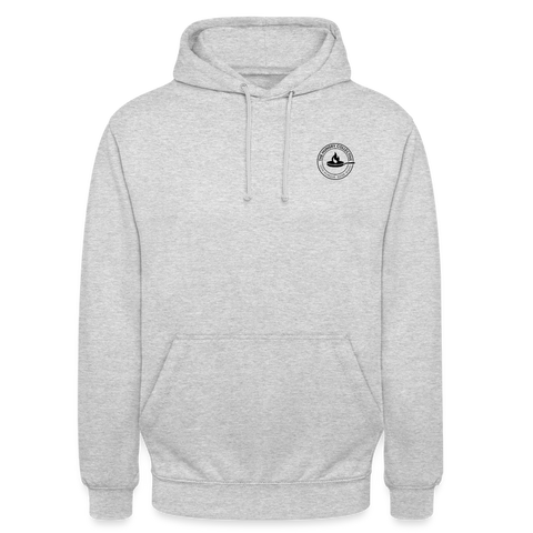 Hoodie für lange See Tage - Hellgrau meliert