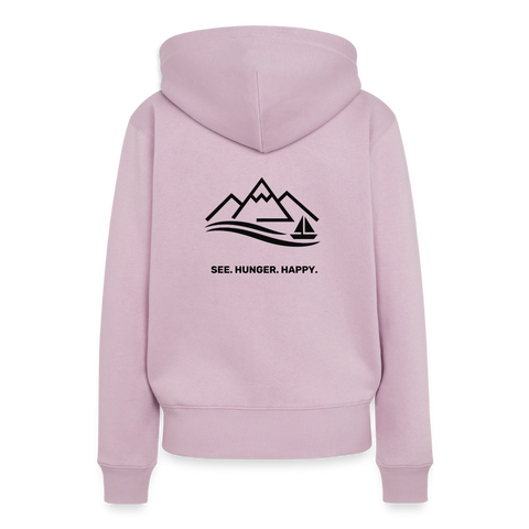 Frauen Premium Hoodie für lange See Tage - Altrosa