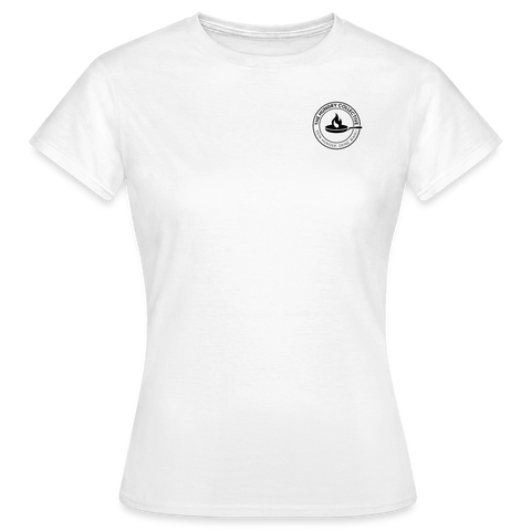Hungry Collective Lake Days T-Shirt: Frauen - Weiß
