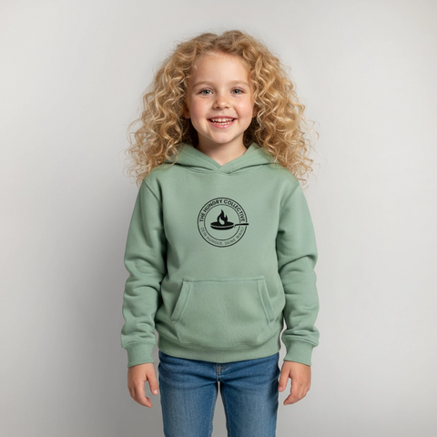 Kinder Hoodie - Graugrün