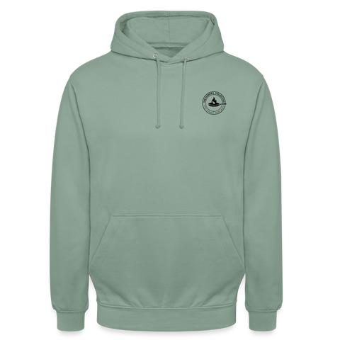 Hoodie für lange See Tage - Graugrün