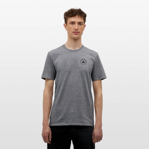 Hungry Collective Lake Days T-Shirt: Männer - Graphit meliert