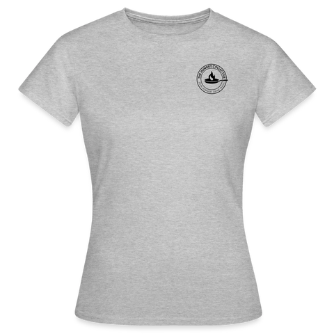 Hungry Collective Lake Days T-Shirt: Frauen - Grau meliert