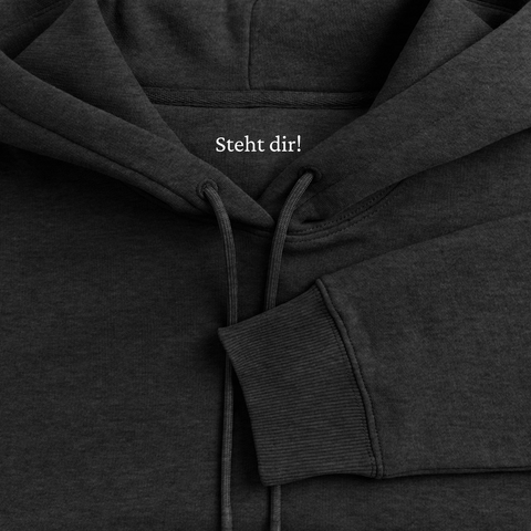 Frauen Premium Hoodie - Anthrazit meliert