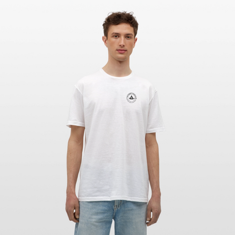Hungry Collective Lake Days T-Shirt: Männer - Weiß