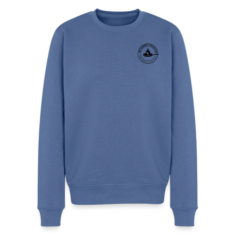 Männer Premium Pullover - Taubenblau