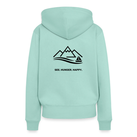 Frauen Premium Hoodie für lange See Tage - Mint 
