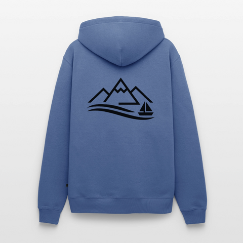 See Männer Premium Hoodie - Taubenblau