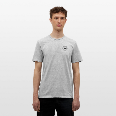 Hungry Collective Lake Days T-Shirt: Männer - Grau meliert