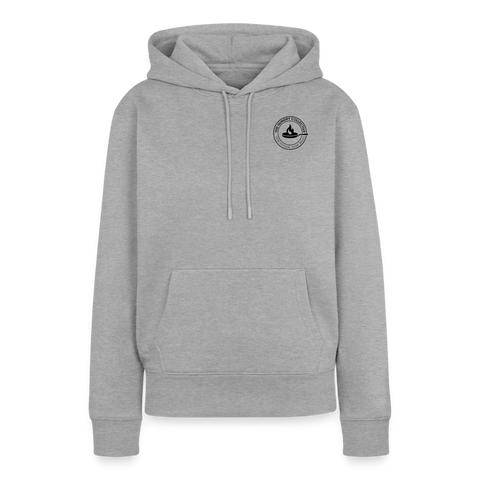 Frauen Premium Hoodie für lange See Tage - Grau meliert
