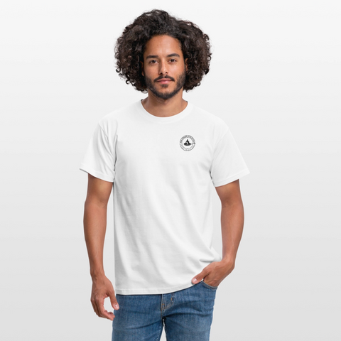 Hungry Collective Lake Days T-Shirt: Männer - Weiß