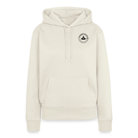 Frauen Premium Hoodie für lange See Tage - Naturweiß