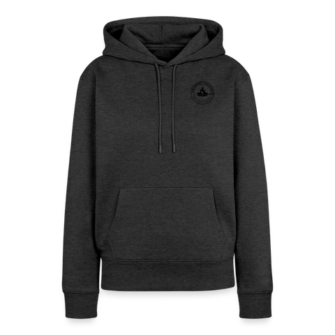 Frauen Premium Hoodie für lange See Tage - Anthrazit meliert