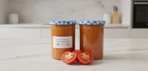 🍅 Tomatencremesuppe vegan im Glas | Handgemacht & Regional | Superfood – fein & ehrlich 435 g