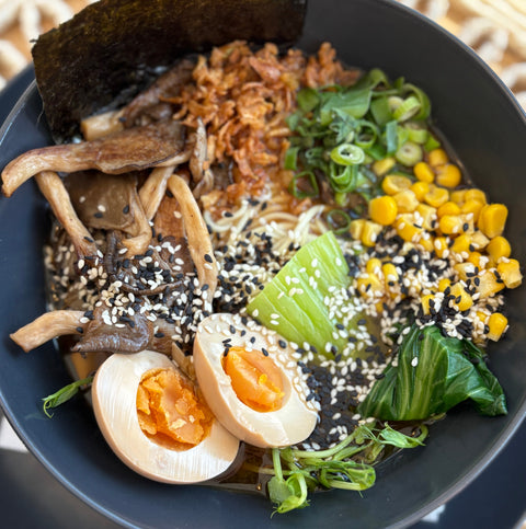 Miso Ramen mit Austernpilzen