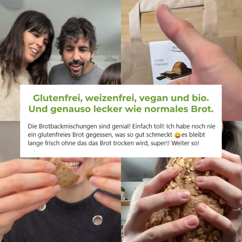 HILDE - glutenfreie Bio-Brotbackmischung