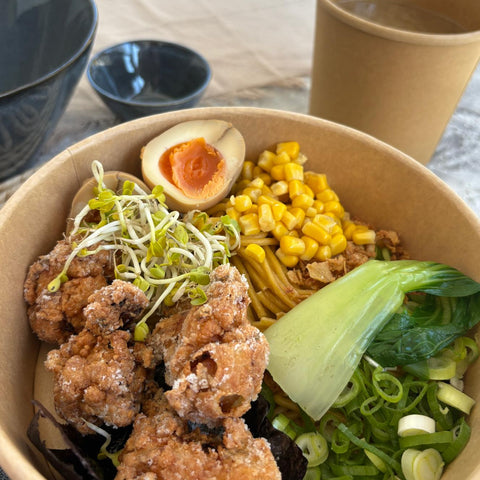 Tonkotsu Ramen mit Karaage