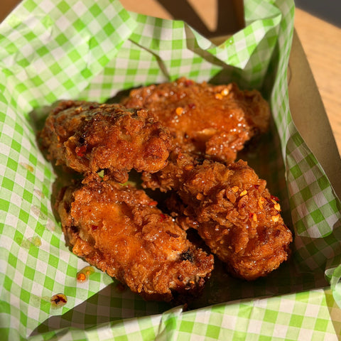 Wings: Spicy (!!) Honig Chicken