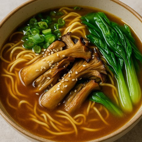 Miso Ramen mit Austernpilzen