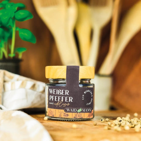 WAIDMANN Weißer Pfeffer im Glas 60g
