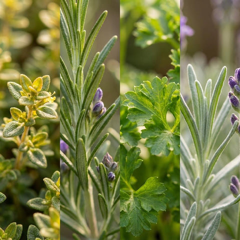 Kräutermischung – 8 Kräuterpflanzen – Ø12cm – Höhe 12–15cm – Küchenkräuter Mix mit Basilikum Oregano Thymian Rosmarin – Für Küche Balkon & Garten